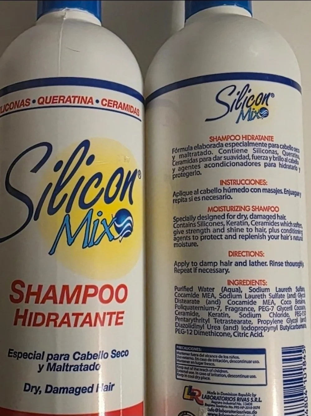 Silicon Mix Moisturizing Shampoo for Kids - White & Blue